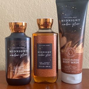 Bath & Body Works Midnight Amber Spa Bundle Gift Set